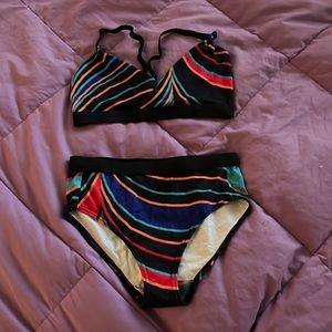 Casual strappy lingerie set